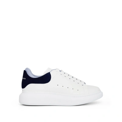 Alexander Mcqueen Larry Leather Sneaker In White