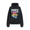 Balenciaga Paris Tropical Print Oversized Hoodie