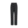 Balenciaga Logo-print Poplin Palazzo Pants