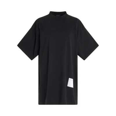 Balenciaga Sample Sticker Oversized T-shirt In Black