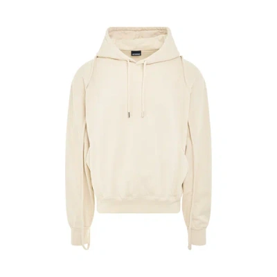 Jacquemus Le Sweatshirt Camargue Hoodie In Beige