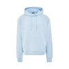 Jacquemus Le Sweatshirt Brode Cotton Hoodie In Blue