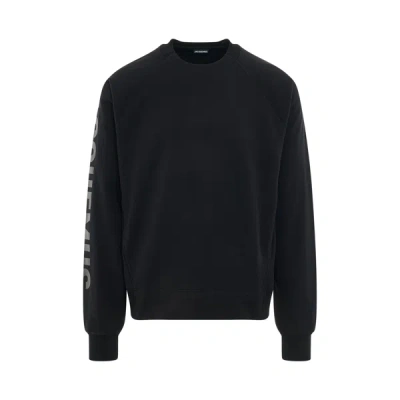 JACQUEMUS MEN'S TYPO SLEEVE LOGO SWEATSHIRT