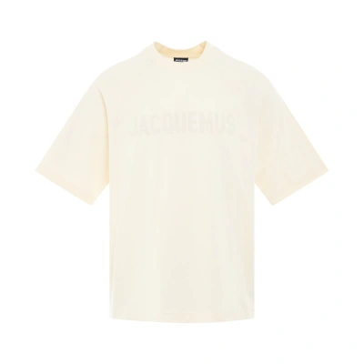 Jacquemus The Typo T-shirt In Light Beige