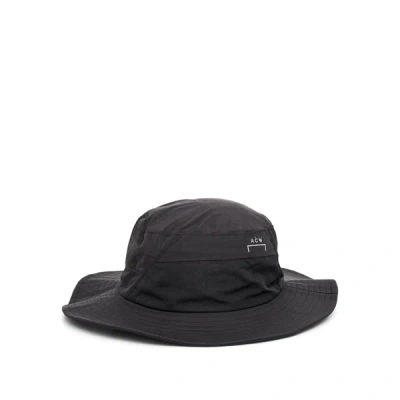 A-cold-wall* Black Utile Bucket Hat In Onyx Onyx