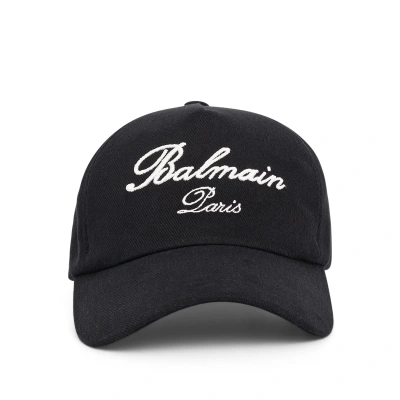 Balmain Signature Cotton Cap