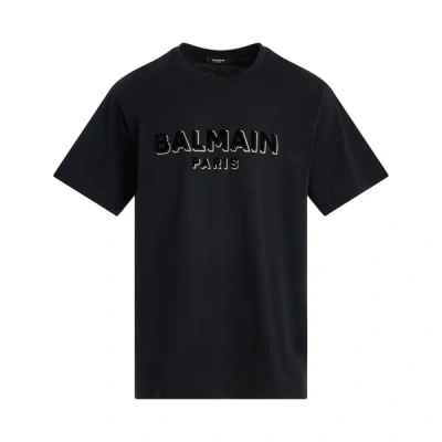 Balmain Bulky Fit Flock & Foil T-shirt