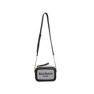 Balmain B-army Camera Bag In Noir/blanc