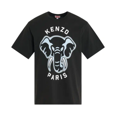 Kenzo Elephant T-shirt In Black