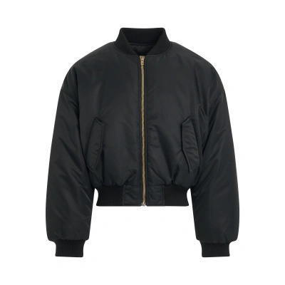 We11 Done Black Puff Bomber Jacket