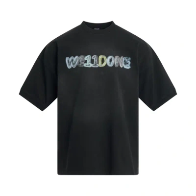 WE11 DONE HEAVENLY LOGO PRINT T-SHIRT