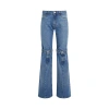 Coperni Light Blue Jeans With Open Knee