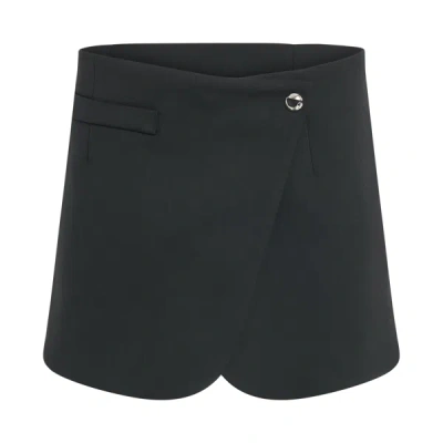 Coperni Tailored Mini Skirt In Black