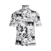 Coperni Funnel-neck Cartoon-print T-shirt