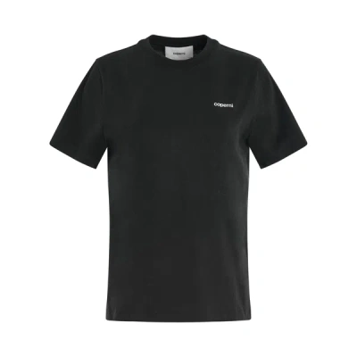Coperni Logo Boxy T-shirt In Black