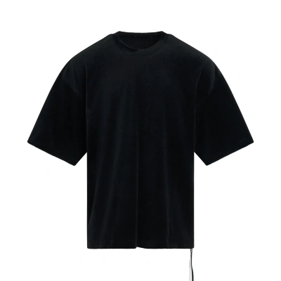 Mastermind Japan Velour Boxy Fit T-shirt In Black