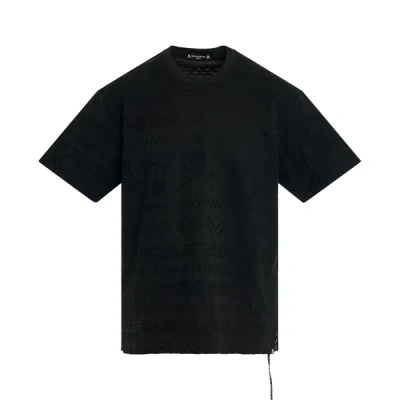 Mastermind Japan Links Jacquard T-shirt In Black