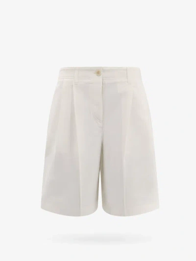 Totême Bermuda Shorts In White