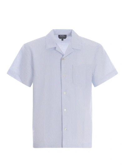 Apc Shirt A.p.c. Lloyd Made Of Cotton In White