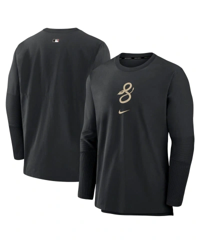 Nike Arizona Diamondbacks Authentic Collection City Connect Player  Men's Dri-fit Mlb Pullover Jacket In Black
