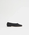 MANSUR GAVRIEL RAFFIA SQUARE TOE BALLERINA