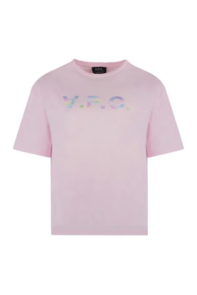 Apc Ana Print T-shirt In Pink