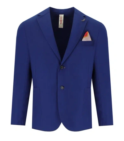Bob Fricky Blue Single-breasted Jacket
