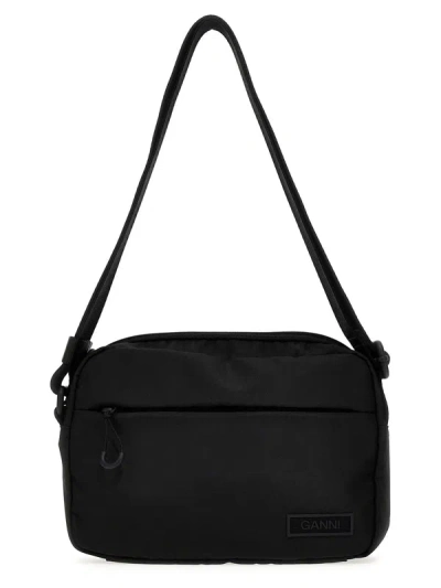 Ganni Camera Bag Crossbody Bag In Black