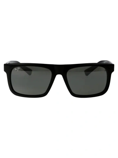 Maui Jim Sunglasses In 002 Grey Opio Shiny Black