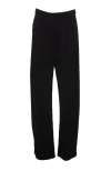 Pinko Black Montano Pants Frontal Zip And In Black