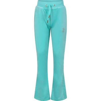 Juicy Couture Teen Girls Green Flared Velour Joggers
