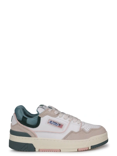 Autry Action Panelled Low-top Sneakers In Bianco