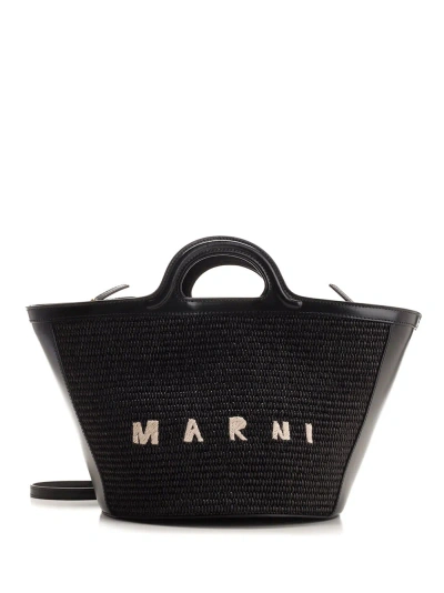 Marni Small Tropicalia Bag In Black
