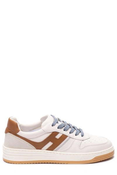 Hogan H630 Low-top Trainers In Cream