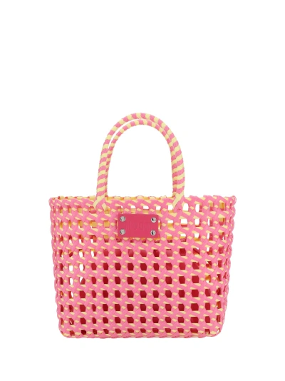 Msgm Handbag In Pink