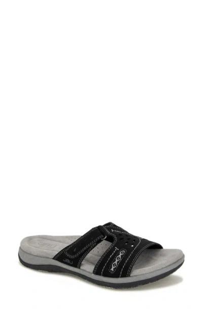 Jbu Women's Sissey Comfort Slide Sandals In Black