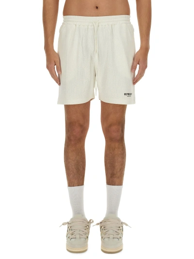 Represent Owners Club Mesh Shorts In White