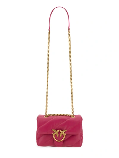Pinko Love Puff Mini Shoulder Bag In Pink