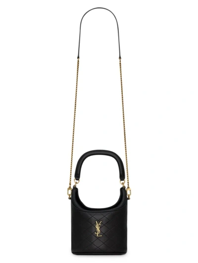 Saint Laurent Mini Gaby Beuteltasche In Black