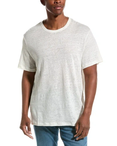 Onia Chad Linen T-shirt In White