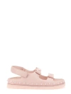 Ash Ursula Leather Sandals In Pink