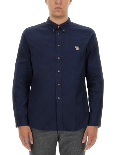 Ps By Paul Smith Regular Fit Shirt In Blue