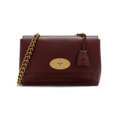 Mulberry Medium Lily Leather Bag In Red