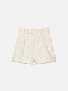 FRAME FRAME PLEATED WIDE CUFF SHORTS