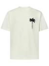 Palm Angels T-shirt  Men Color Black In Bianco