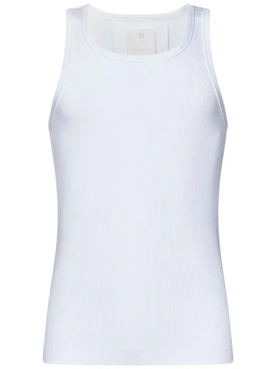 Givenchy Xslim Tank Top Sleeveless In Bianco