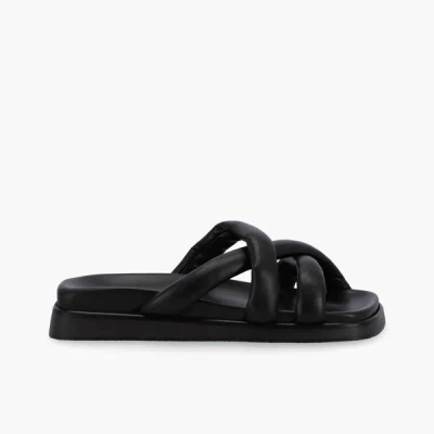 Alohas Slip On Cross In Black