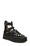 Sam Edelman Nicki Platform Sandal Black Leather