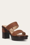 THE FRYE COMPANY FRYE PIPA WOODSTOCK 2 BAND PLATFORM SANDAL SANDALS