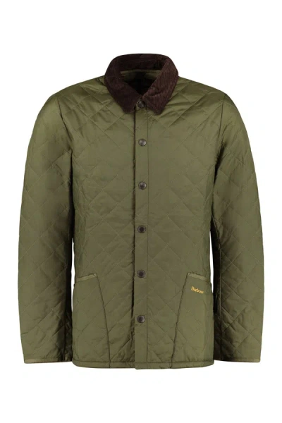 Barbour Heritage Liddesdale Padded Jacket In Green